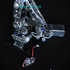 ذراع روبوتية متدرجة ذات 4 محاور مع مضخة كأس شفط ، محرك متدرج ، نموذج معدني للأردوينو ، طقم DIY ، حمولة كبيرة ، روبوت صناعي أعلى 12 مبيعات ذراع روبوتية صناعية - رقم 12