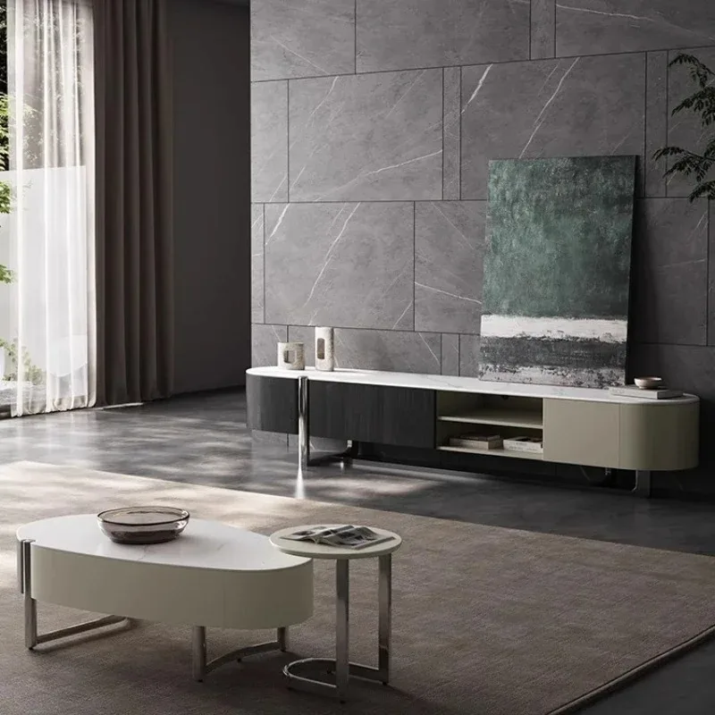 

TTT Designer Luxury Tv Stands Monitor Display Nordic Living Room Hallway TV Table Simple Entertainment Archivadores Salon Furnit