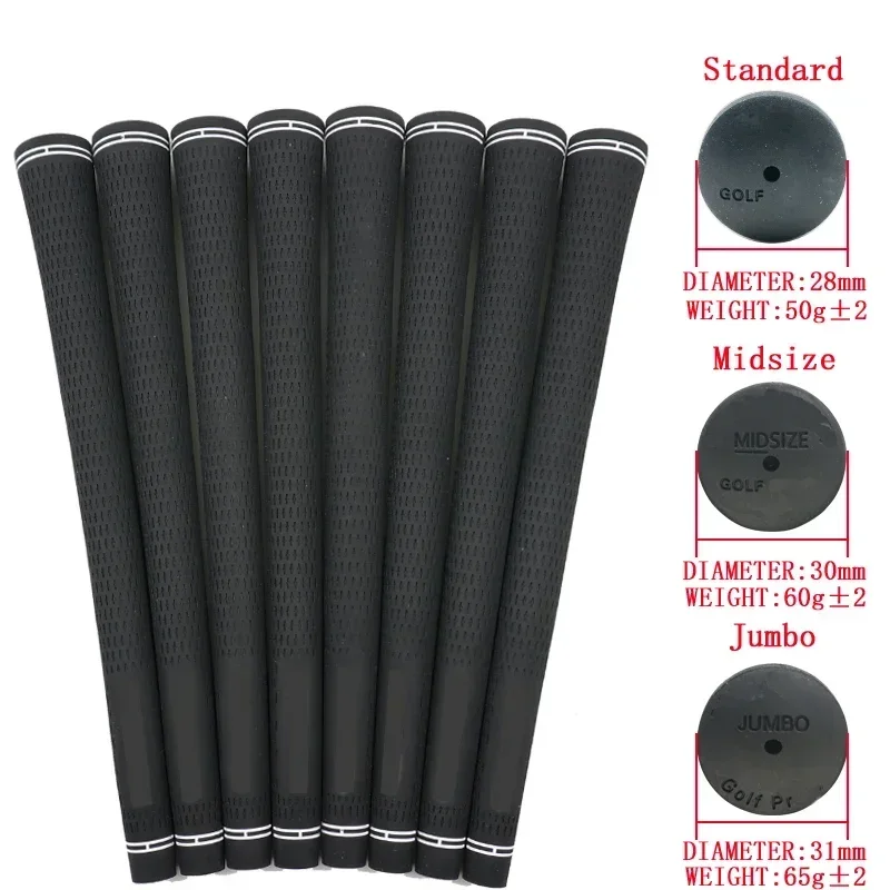 13 stks/partij Hoge Kwaliteit Golf Grips Groothandel, Rubber Golf Club Grips Standaard/Midsize/Jumbo, ijzers en Woods Grips Anti-Slip