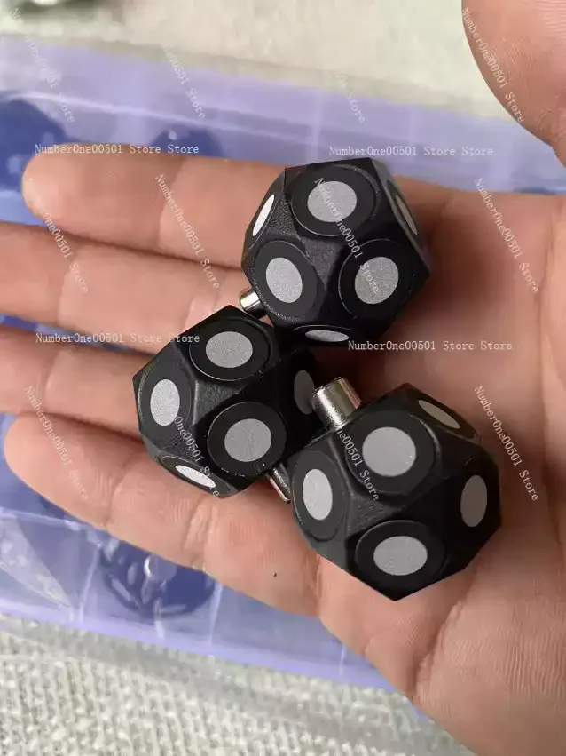 

10PCS High Reflective Ball Marker Handheld Laser 3D Scanner Inner 6mm Outside 10mm Magnetic Sphere,11 Points on the Ball