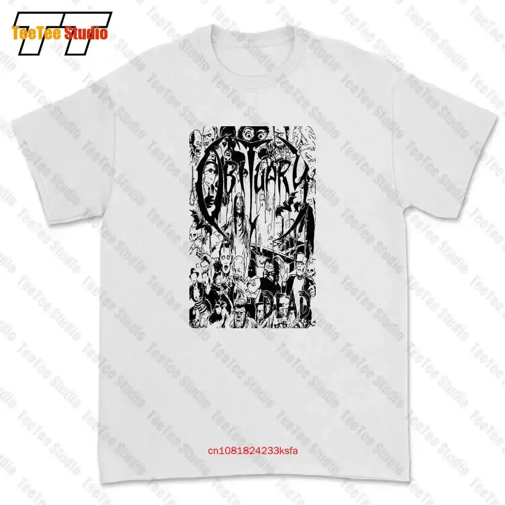 Obituary Dead Death Metal Band Cause Of Death T-shirt Tee ZU1Y