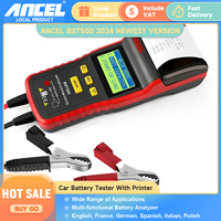 Ancel BST500 12V 24V Car Battery Tester With Thermal Printer Car Heavy Duty Truck Battery Analyzer Battery Test Diagnostic Tool