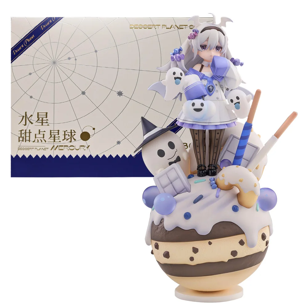 

15CM Anime Dessert Planet Figure Dessert Girl Ice Cream Standing Model Toy Gift Collection Action Figure Ribose Series Ver