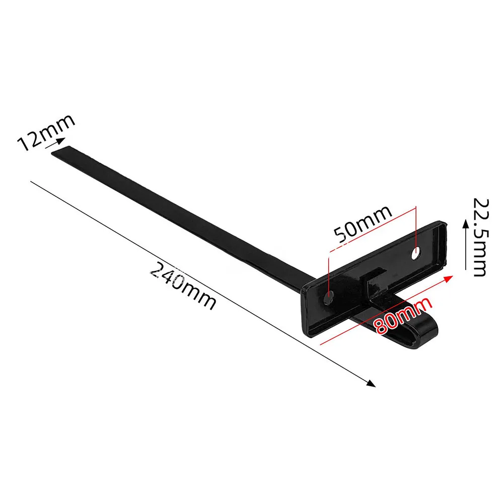 

240mm Circular Saw Rip Fence Guide Ruler for 7 Inch Electric Circular Saw Metal Construction for Accurate Cuts