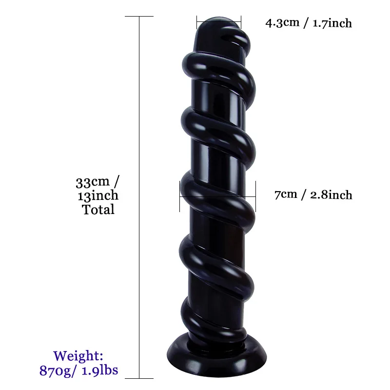 Spiral Anal Plug Male Gay Backyard Masturbator Anus Expansion Soft Buttplug Expanding Skin-Friendly Ass Beginners Training Game