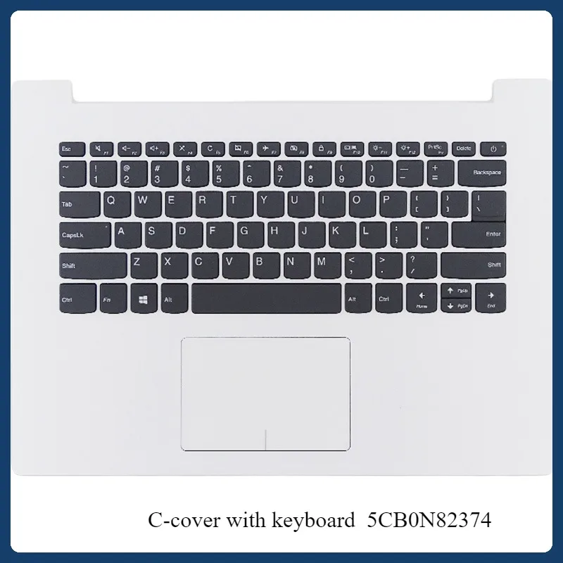 C-Cover With Keyboard US KB For Lenovo Ideapad 320-14IKB,14IAP,14AST with Sliver 5CB0N82229 & White 5CB0N82374