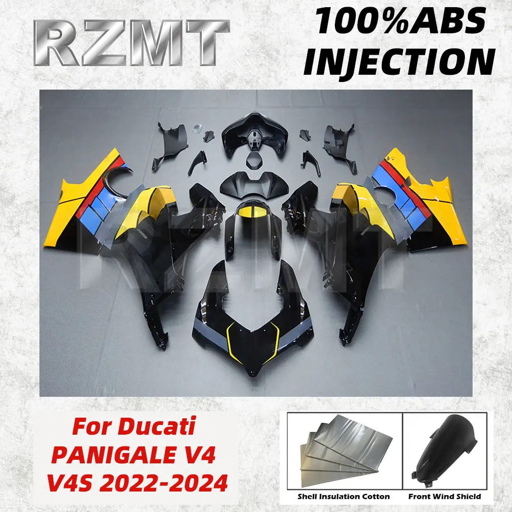 

Комплект обтекателей для Ducati PANIGALE V4 V4S 2022-2024, полный комплект обшивки кузова, литые обтекатели V4 V4S 22-24