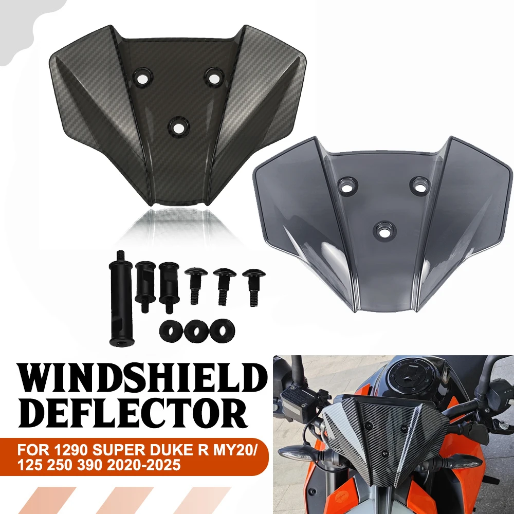 

125 250 390 Duke For 1290 Super Duke R MY20 2020 2021 2022 2023 2024 2025 2026 Windshield Accessories 1290Super DukeR 250DUKE