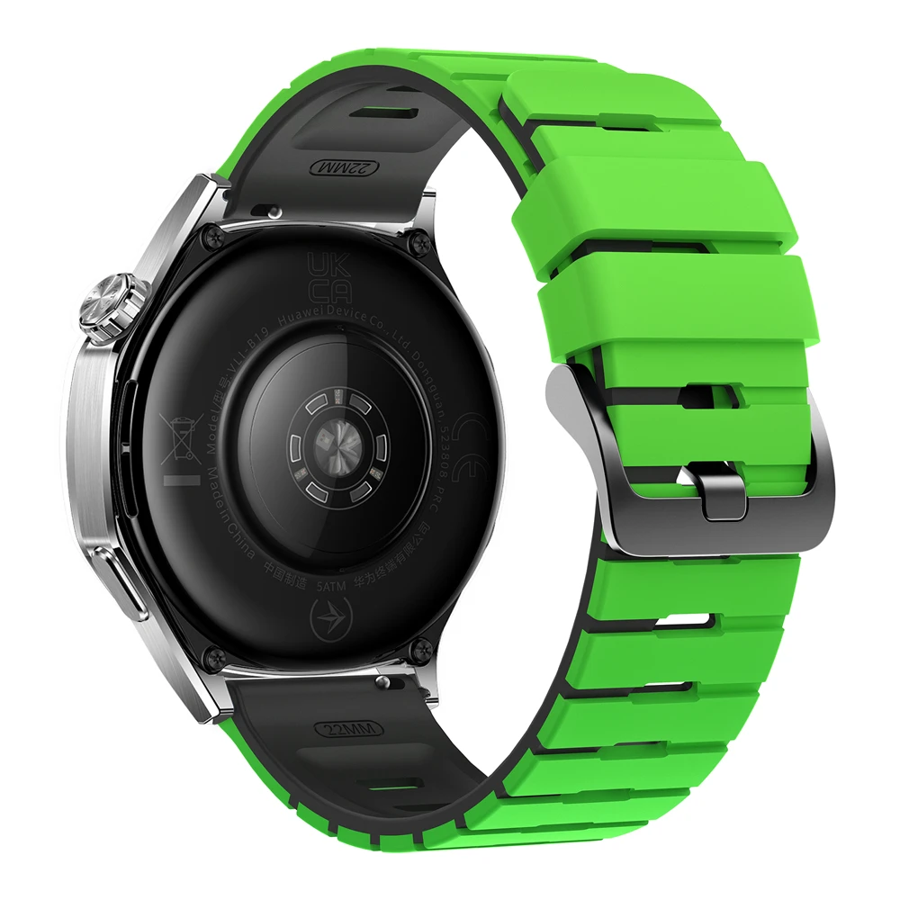 スポーツソフトストラップ HUAWEI WATCH 4 Pro 5 GT6 5 Pro GT 6 5 4 3pro 46mm用バンド Samsung Gear S3 Classic 22mm用シリコン製腕時計バンド