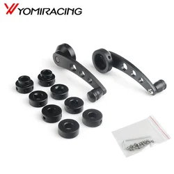 2Pcs Aluminum Alloy Universal Car Manual Window Lifting Crank Handle Winder Riser Crank Riser Kit Universal Replacement Handles