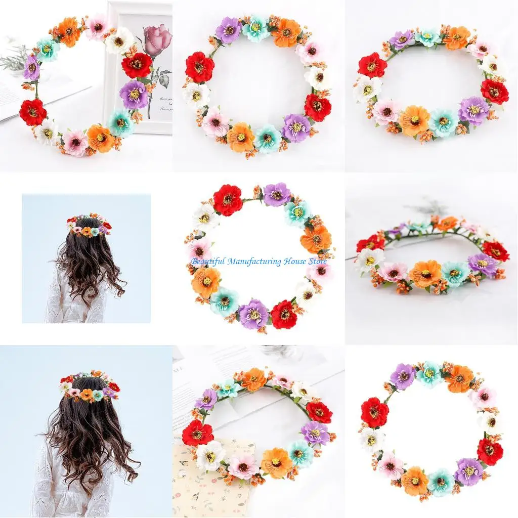 

E56A Festival Women Headwear Antiskid Strong Headwear for Various Outfits and Event for Birthday and Holiday Celebrations