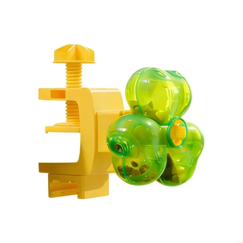 Charm Animal Dispenser Toy Featuring 2 Selectable Opening configuration For Controlled Meals And P9YB