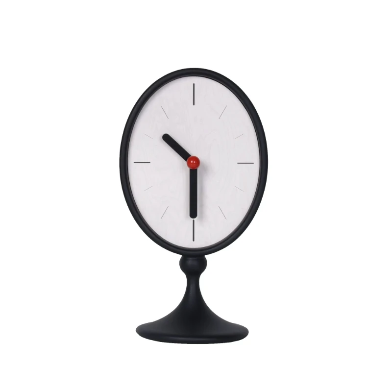 Small clock ornament table desktop living room high-end high-value Internet celebrity desktop clock