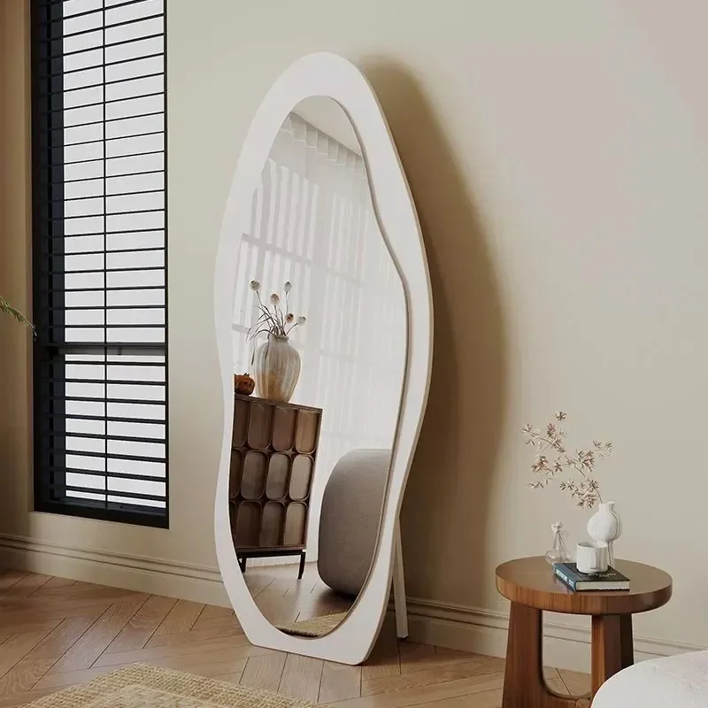 for Medieval Wall Decoration Indoor Floor to Ceiling Mirror Advanced Full Length Non Deforming Special Shaped Cloakroom Full