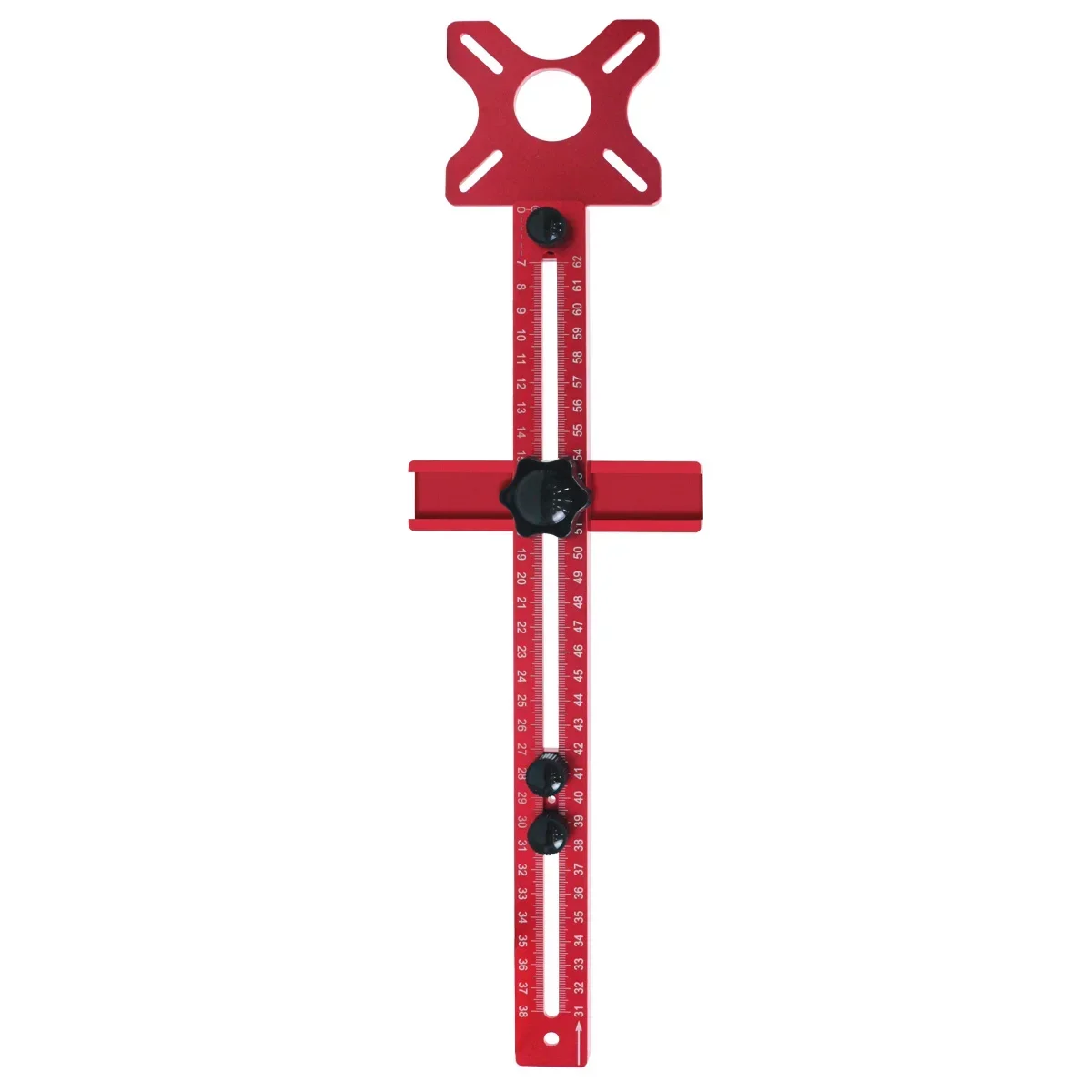 Erweiterte 3-in-1-Fräser-Rillenhalterung, 9–61 cm Radius-Fräser-Kreisschneidvorrichtung, Aluminium-Schrank-Hardware-Vorrichtung für Holzarbeiten – Detail 20