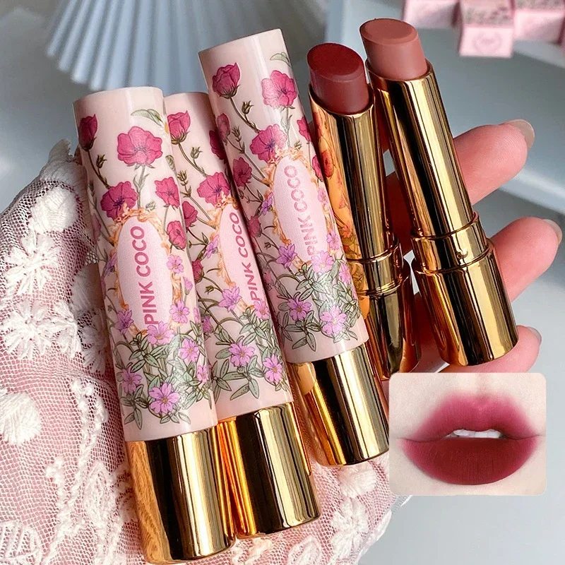 Gorgeous Velvet Lipstick Matte Low Saturation Plum Matte Lipstick Sexy Red Pink Velvet Nude Lipsticks Cosmetics Maquiagem