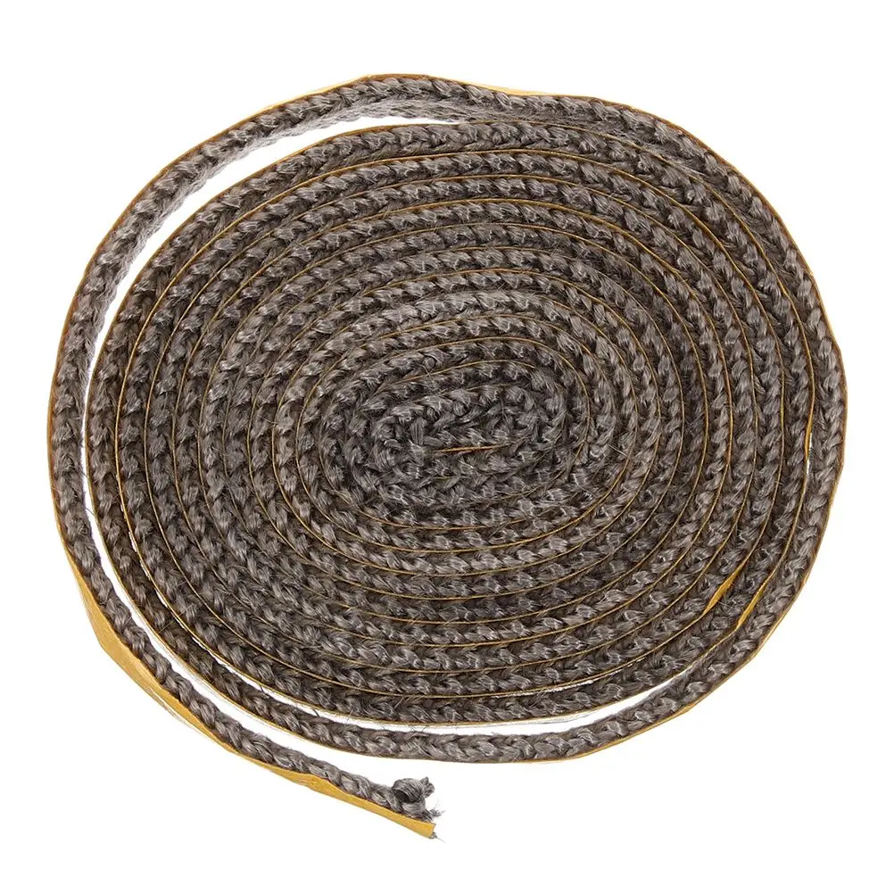 

Wood Stove Door Gasket Fiber Rope Seal for Fireplace Replacement Parts High Temp Self Adhesive Tape Efficient Seal