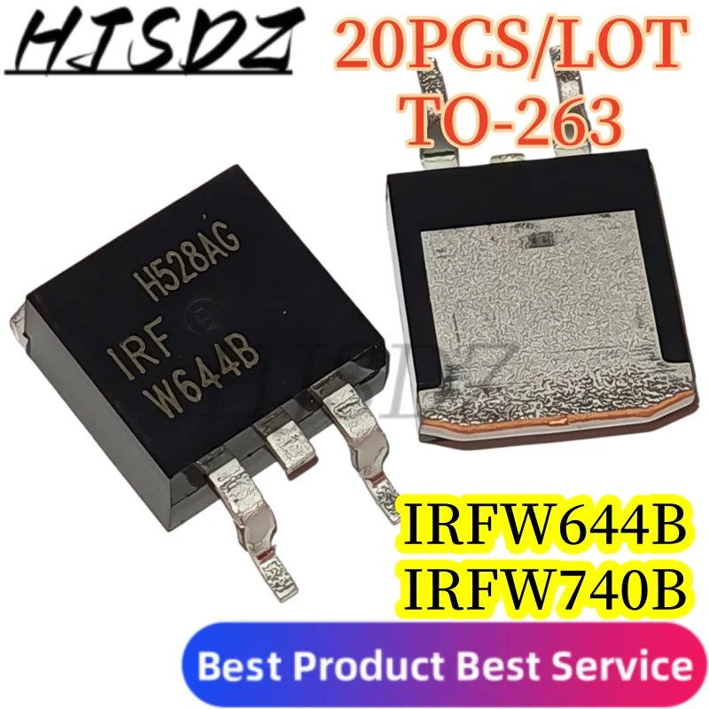 20PCS/LOT】IRFW644B IRFW740B TO‑263 N‑Channel MOS FET Power Transistor