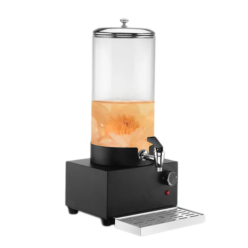 7L Commercial Electric Glass Beverage Dispenser Hot Cold Milk/Coffee Juice Tank Home juice dispenser water dispenser