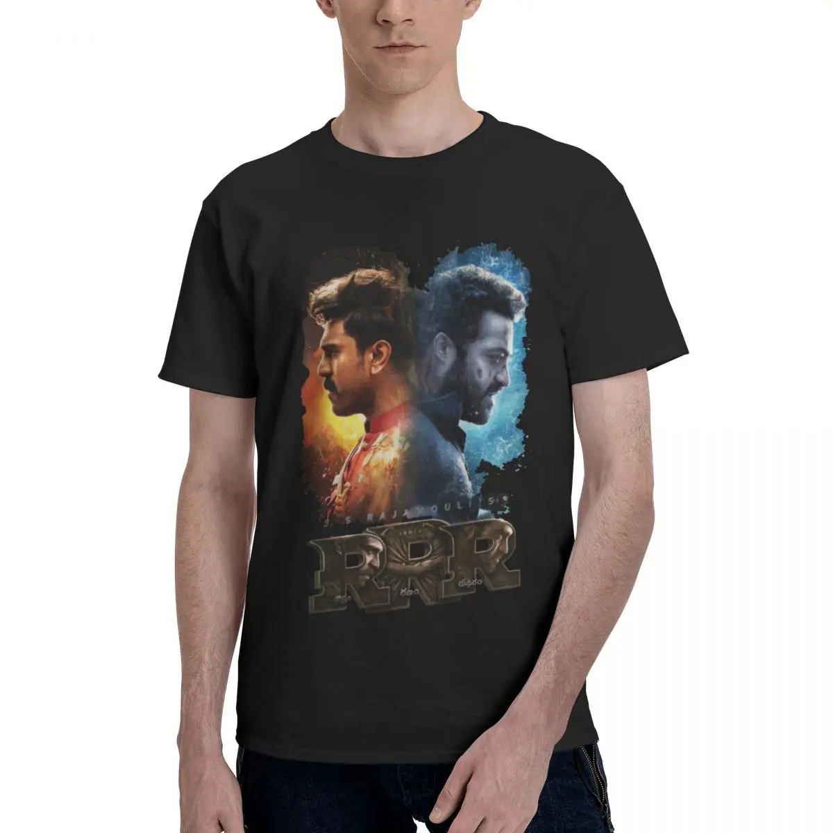 Movie RRR T Shirts Graphic Y2K Idea Cotton T Shirt For Men Women Tops