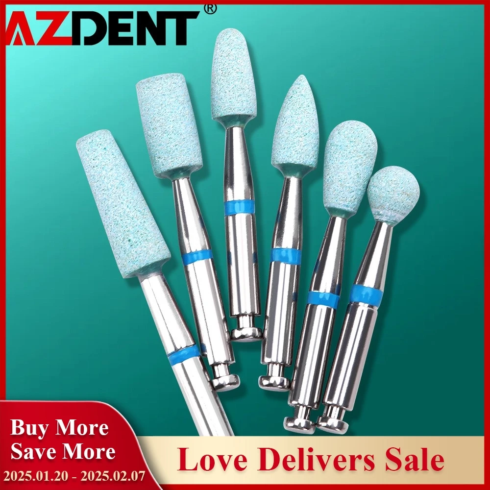 Azdent Dental Ceramic Diamond Grinder Polish RA 2.35mm Coarse Rapid Grinding  Polishing