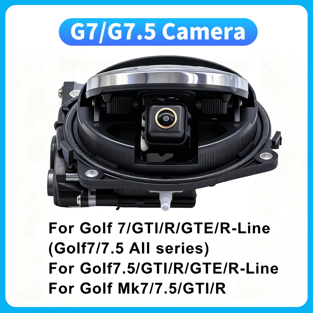 Flip-embleem Logo Camera CCD HD 170 °   Auto Achteruitrijcamera Omkeren Parkeren Backup AHD 1080P CVBS voor Vw Golf MK5 MK6 MK7 B5678