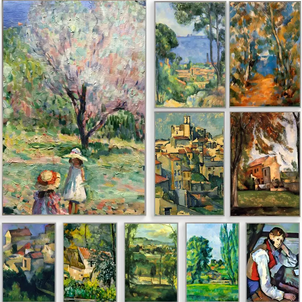 classic artist p-paul cezanne Poster Classic Wall Art  Home Decor  Peel and Stick Unframed