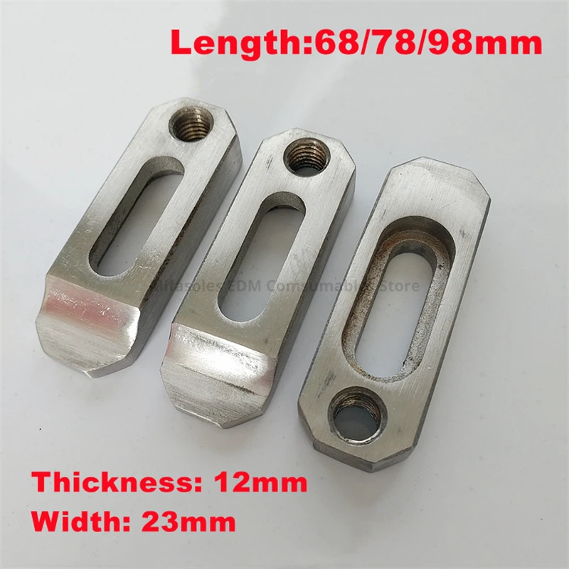 Wire EDM Stainless Steel Jig Holder Clamp 68mm 78mm 88mm 12mm*23mm M10 Screw CNC Lathe Claw For Sodick DWC Wire Cut EDM Machine