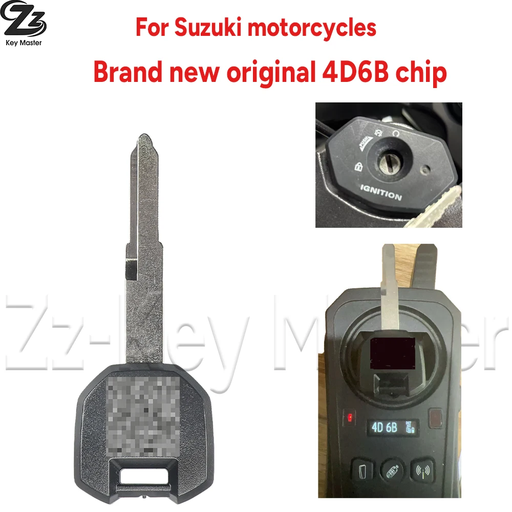 

Zz Brand new original 4D6B chip Blade key For Suzuki motorcycle GSX250R 600 750 1000 DL250 GW250 DR300