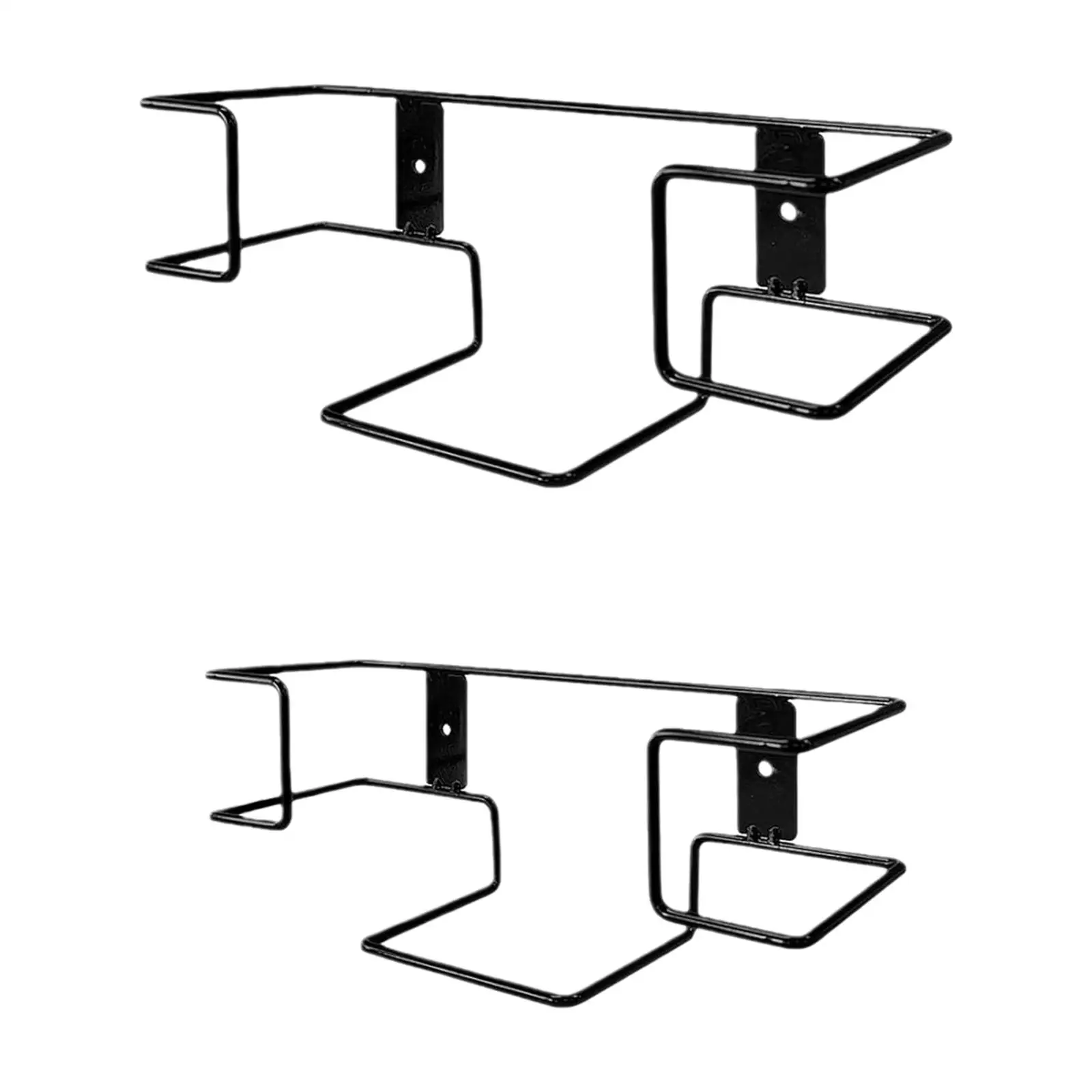 2 Stück Einweg-Handschuhspender, vielseitige Wandmontage, Drahtregal, Box, Metall-Handschuhregal für Garage, Restaurant, Salon, Küche, Büro