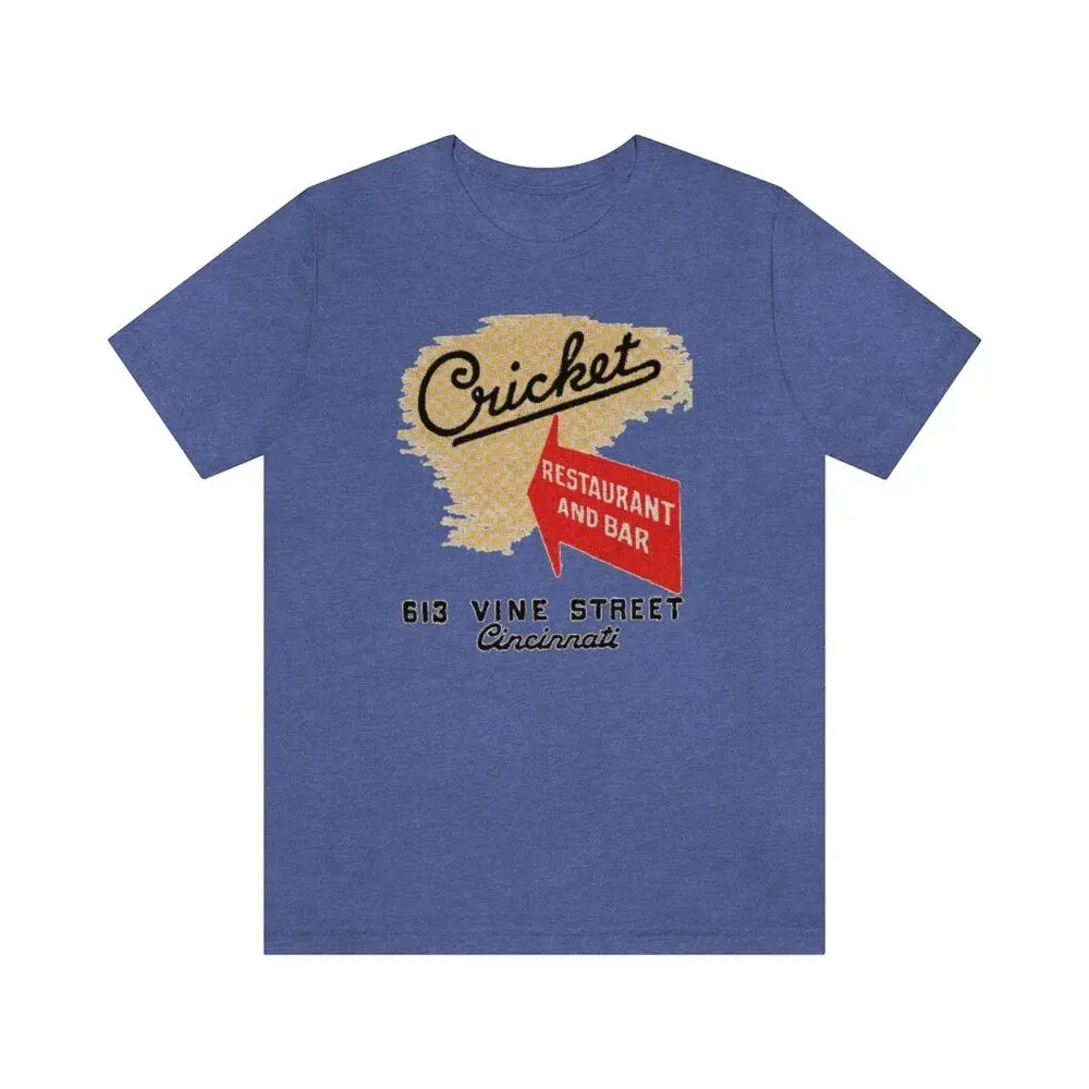 The Cricket Bar Cincinnati Ohio Vintage Ad T-shirt