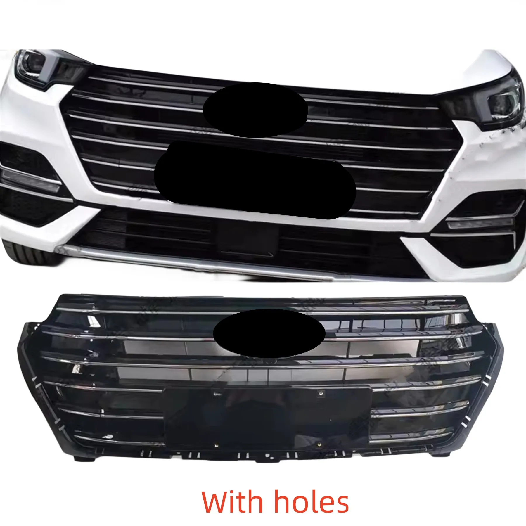 

Front Bumper Grill Mask Radiator Grille Racing Grills for Chery ARRIZO 5PLUS 6pro