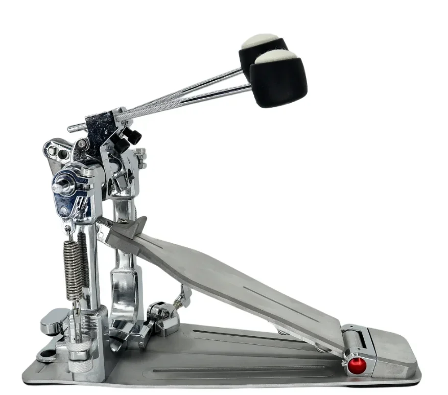 Low Drum Pedal PD-4000 Magnesium Aluminiumlegierung Direktantrieb Doppelpedal CNC Stangen Double Action Hammer Drum Pedal