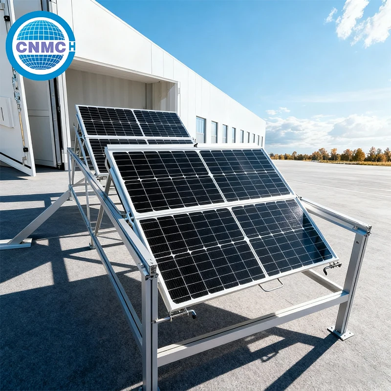 CNMC Solar Panel Foldable High-Efficiency Etfe Lamination With Battery Storage For Home Outdoor solar Panel Wasteland Camping