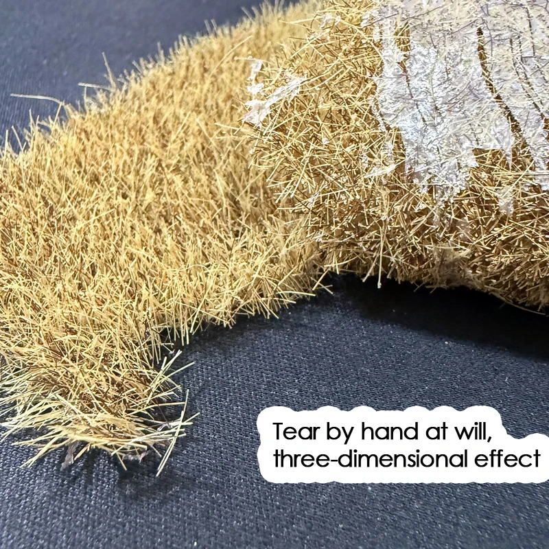 11*11 cm Micro landschap grasgras model kan worden met de hand gescheurde gazon grasclusters tuinscène decoratie trein spoorwegindeling