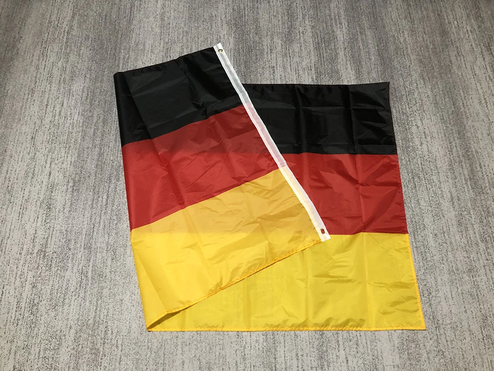 Germany flag 90X150CM 3x5fts high quality Polyester hanging de deu german Deutschland flag German flag for home decoration