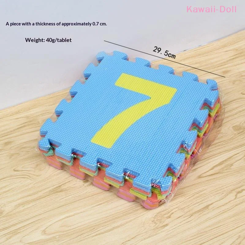 แผ่นรองเล่นโฟม PE ปลอดสารพิษ พ - Number Puzzle Foam บทวิจารณ์และราคา