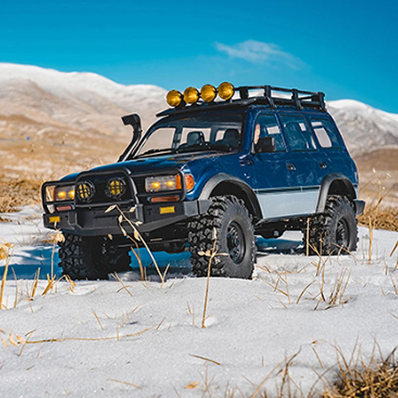 ترقية جديدة FMS FCX10P LC80 PRO V2 1/10 محرك خارجي بدون فرشاة RC 4WD محاكاة على الطرق الوعرة تسلق ألعاب المركبات نموذج #4