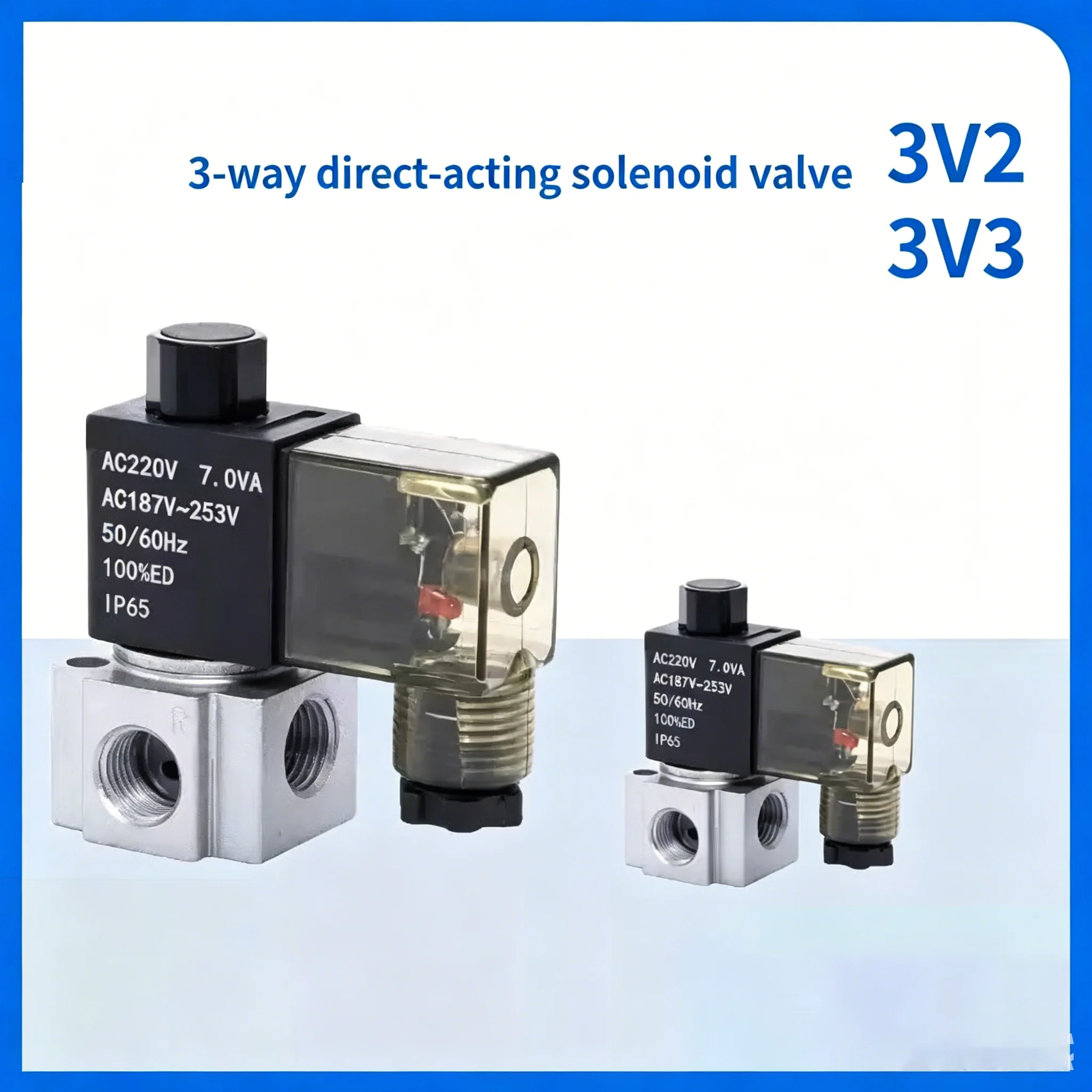 Vacuum Solenoid Valve Direct Acting Valve Negative Pressure Reversing Valve High Frequency 3V2-06-NC 3V2-08-NO