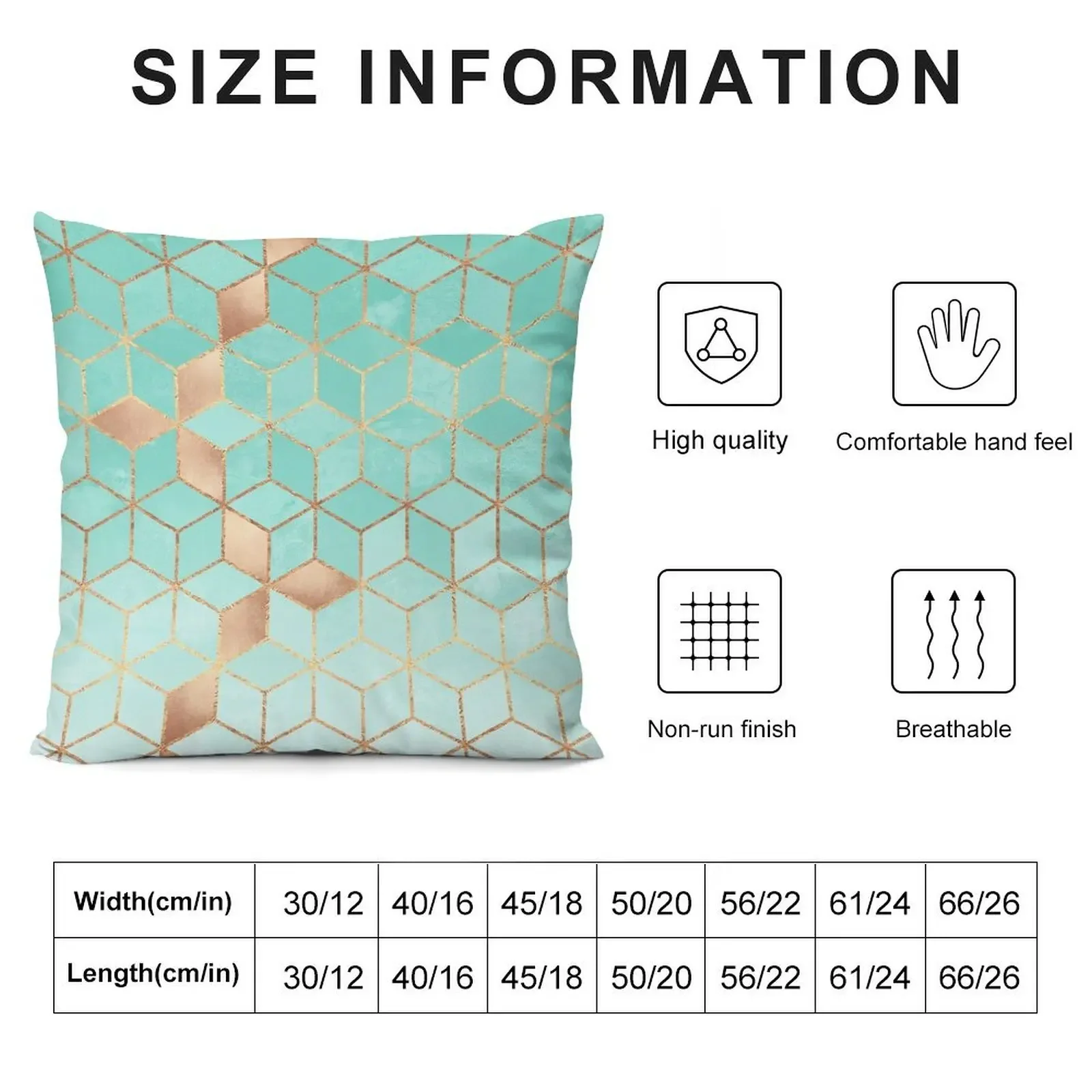 Soft Gradient Aquamarine Throw Pillow Christmas Pillowcase Pillowcase pillow