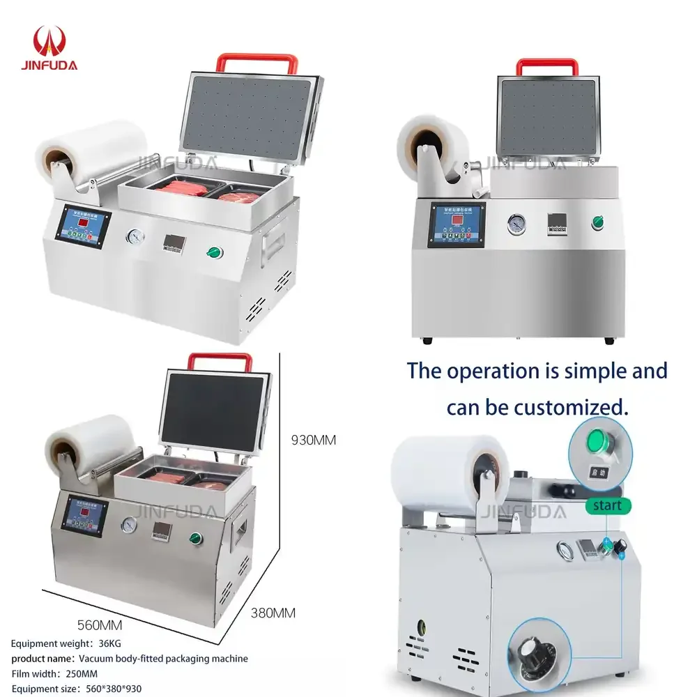 

Small Manual Packaging Sealer Tray Sealing Machine for Food Plastic Containers Vacuum Packing Machine