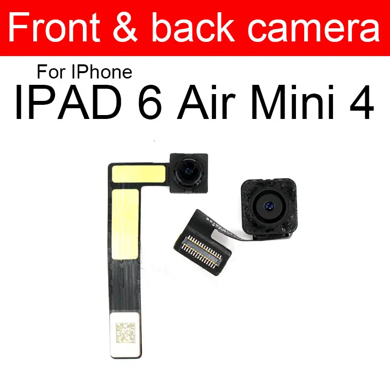 Front And Rear Back Camera For Apple Ipad Mini 1 2 3 4 5 6 Air 2 A1822 Main Big Camera Flex Cable Replacement Repair Parts