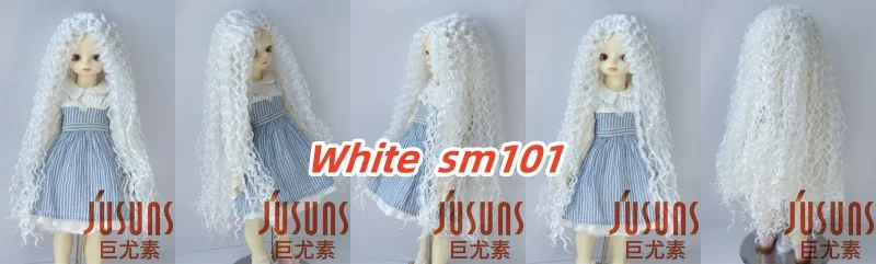 JD220 1/6 1/4 1/3 1/12 Blythes Extremely Long Curly Fashion Synthetic Mohair BJD Wig YOSD MSD SD Doll Accessories