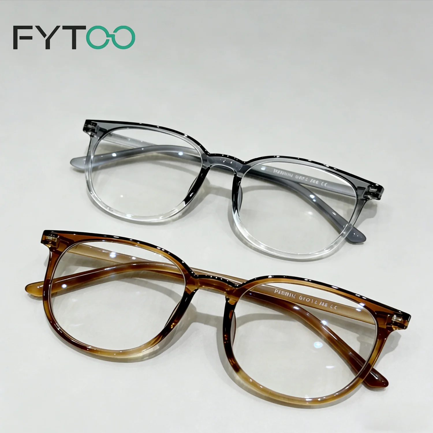 

FYTOO Trendy Cat - Eye Fashion Glasses: Chic Translucent Styles for Daily & Stylish Looks 30918