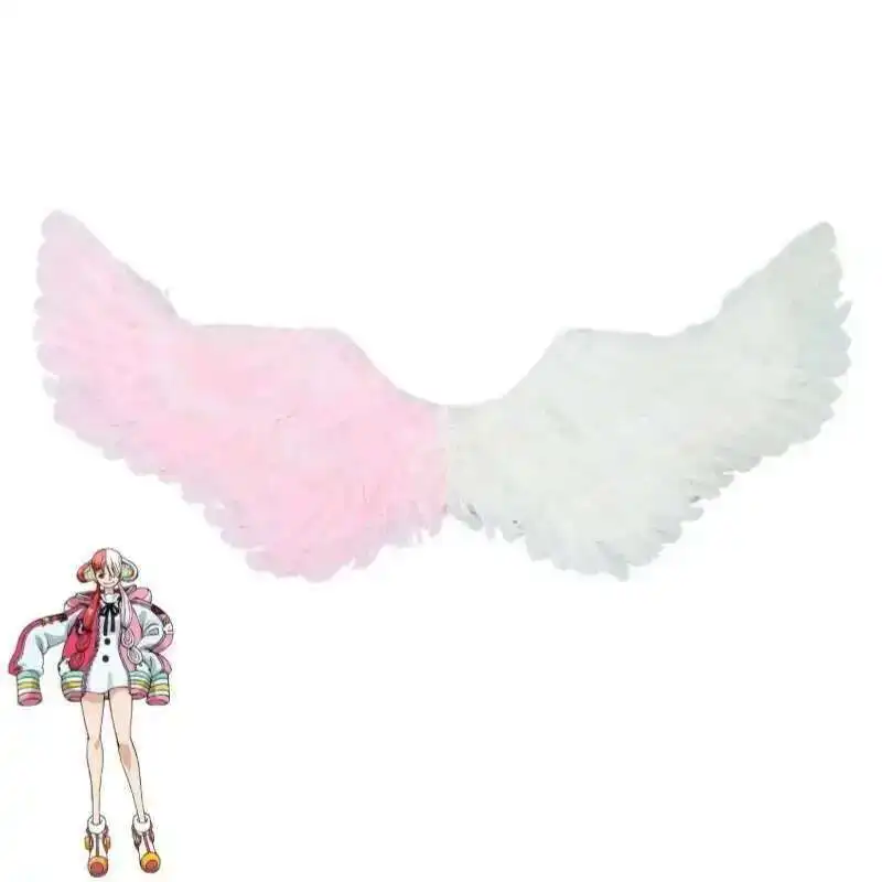 Anime Uta Theatre Version Movie Film Red Daughter Of Shanks Cosplay Costume Wig Wings Shoes Headphone Adult Child Halloween Suit view 6