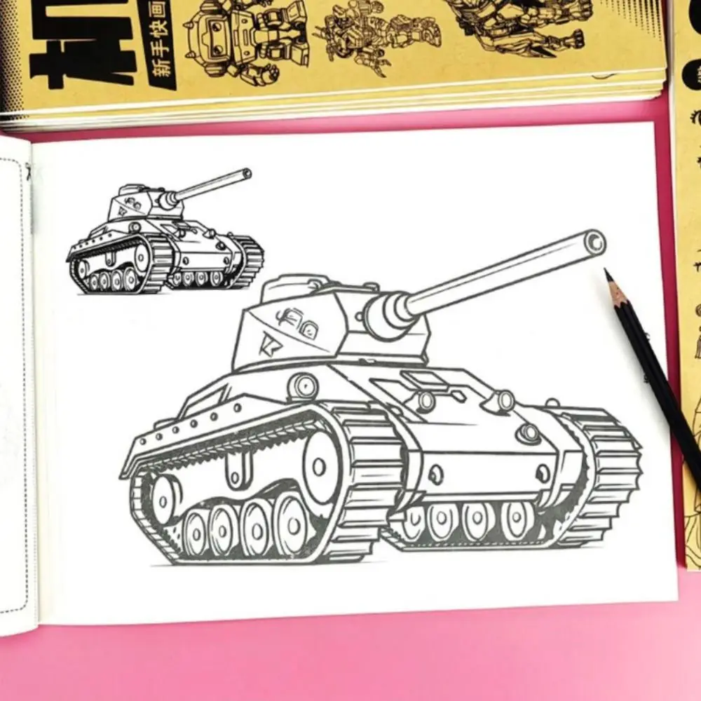 Art Tracing Sketch Hand Painted Tutorial Book Sketching Hand Drawn Art Copy Practice Book Learning Studying