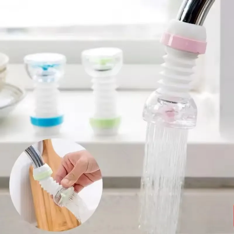 360° Rotatable Kitchen Faucet Water Filter Splash Proof Faucet Aerator Water Saving Tap Extender for Home Kitchen Sink Use
