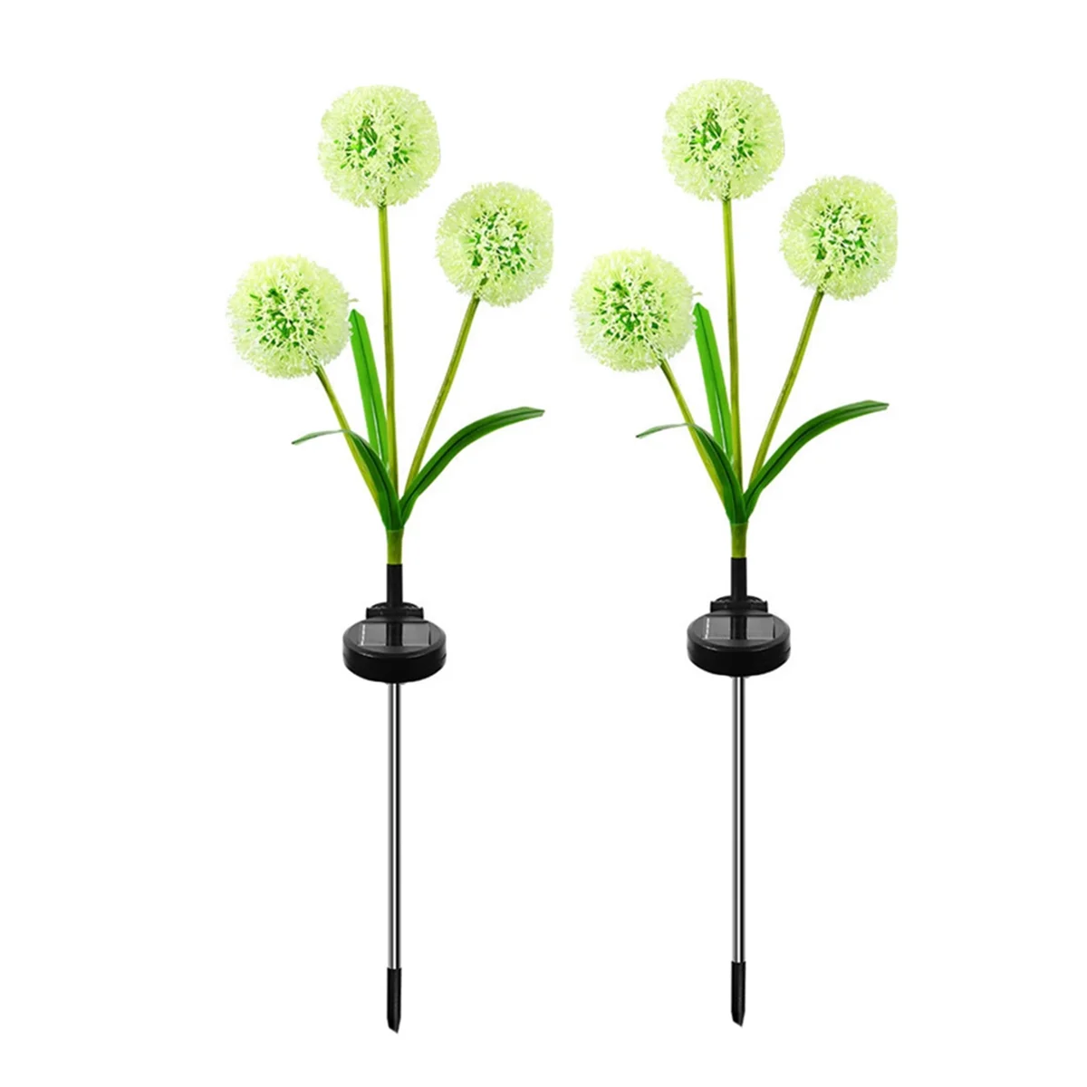 

A71P 2Pcs Solar LED Ground Lamp Outdoor Lighting Solar Flower Lamp for Outdoor Garden Courtyard