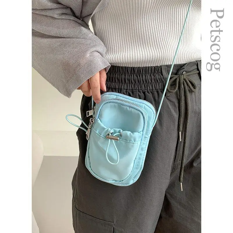 Nowy modny torby Crossbody dla kobiet projektantka na co dzień, Multi-do przechowywania z warstwową konstrukcją torba Mini telefon moda damska