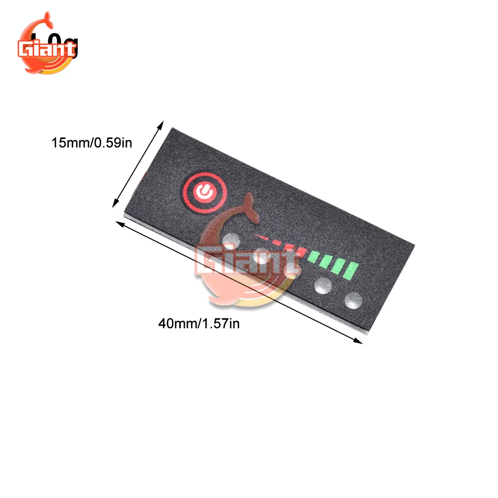 BMS 1S 2S 3S 4S 5S 6S litio LiFePO4 Test di capacità della batteria indicatore di livello di potenza Display a LED per carica di utensili elettrici
